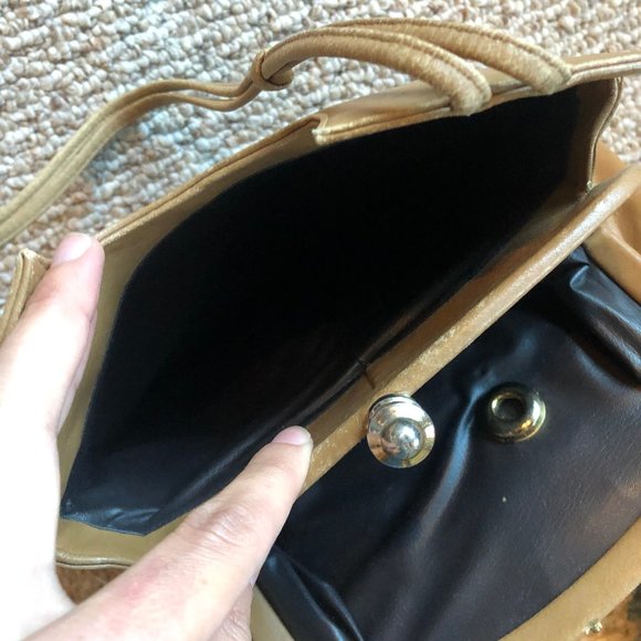Vintage Tan Purse - Picture 5 of 8